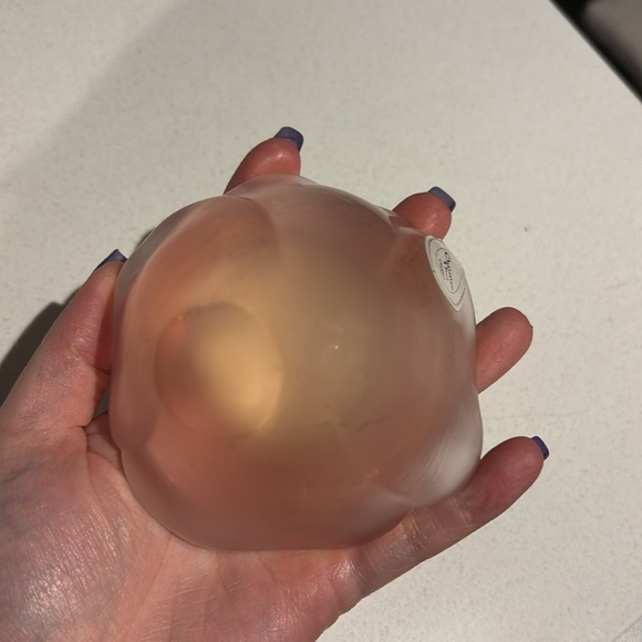 Vintage Christian Dior Pink Lead Crystal Rose Decorative Clock RARE - Picture 7 of 7